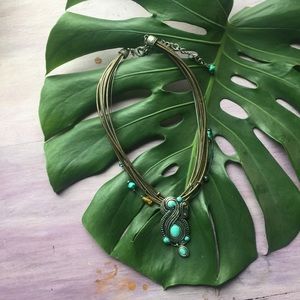 Turquoise Statement Necklace